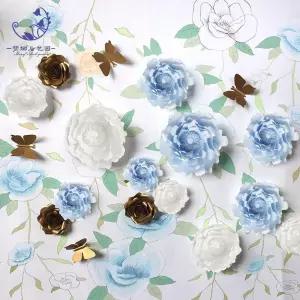 자이언트플라워 페이퍼 플라워 장식용 실크 데코 장식 소품