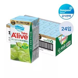 [롯데백화점]동원에프앤비 덴마크 테이크얼라이브 머스캣청포도 120ml 24개