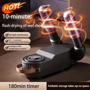 ZaiXiao 지능형 신발 건조기 보라색 빛 탈취 휴대용 접이식 타이머 가을 겨울 가정용 전기 발 부츠