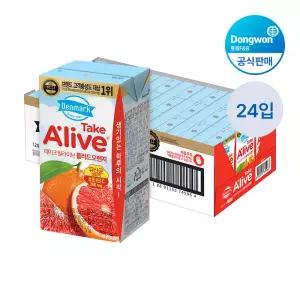 [롯데백화점]동원에프앤비 덴마크 테이크얼라이브 블러드오렌지 120ml 24개