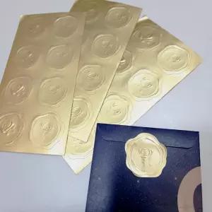 골드로즈 신상입고 스티커 잇템 3장묶음 실링 초대장 청첩장