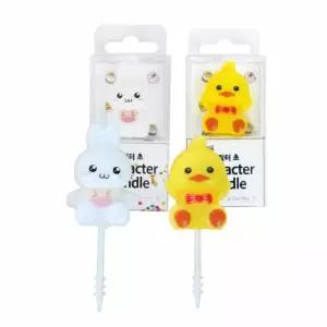 케이크양초 귀여운초 초 캐릭터 케이크픽 이벤트초