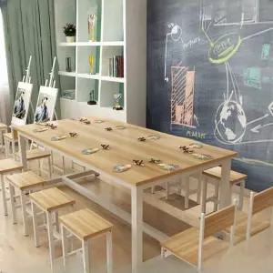 강습 책상세트 수제미술 데스크테이블 단체 교구 학원