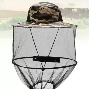 벌망 모자 벌모자 양봉 낚시 햇빛 가리개 접이식 벌망모자 방충망 모기장 기모자