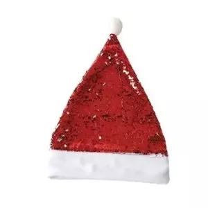 반짝이 산타모자 스팽글모자 코스튬모자 반짝이모자 크리스마스파티용품 이벤트모자