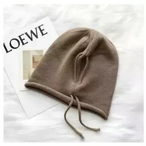 스트링 롤업 비니 여성 챙없는모자 두건 챙없는모자 항암모자 러닝비니 숏비니 비니모자 니트비니 두건모자