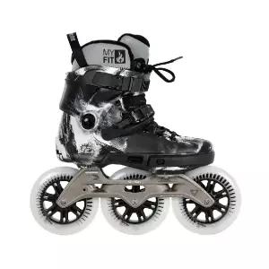 [아웃도어스/파워슬라이드]파워슬라이드 넥스트 마블 블랙 125 성인용 인라인스케이트