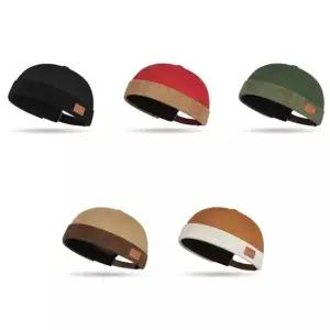 와치캡 남자 숏비니 힙한 챙없는모자 여름니트모자 남자비니모자 여름모자 커플비니 여자비니모자 비니코디