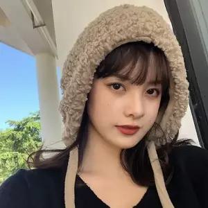 엄지 뽀글이 후드 모자 겨울모자 털모자 바라클라바 스키장 스키모자 귀도리 귀마개 방한모자 군밤모자