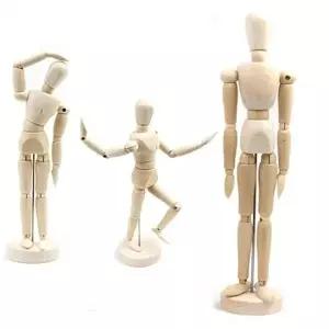 ( )중 관절인형 목각인형 미술용품 구체관절인형 드로잉용품 나무관절인형