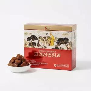 (금산인삼농협 삼지원) 고려삼편정과 20g x 10개홍삼가공식품 부모님선물 명절 추석 설날 스승의 절편 젤리