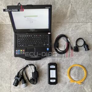 퍼킨스 통신 어댑터 3 EST 27610402 진단 도구용 2021B 이더넷 소프트웨어 노트북 트럭 포함