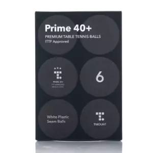 티마운트 프라임 탁구공 40 ITTF경기용 6개입 시합용공 연습용 악세사리 용품 탁구볼 플라스틱 플라스틱볼