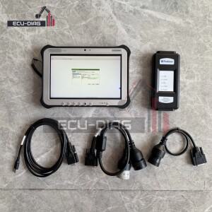 퍼킨스 2021B 소프트웨어 27610402 통신 어댑터 3 EST 진단 도구 태블릿 테스터 포함 트럭 보트용