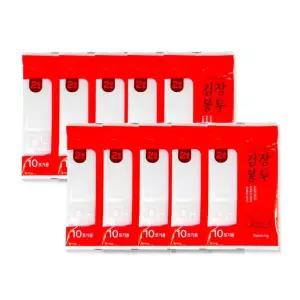 감동 김장봉투 김장 비닐 봉투 55x80cm 중형2매 10개