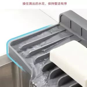 하수구 덮개 씽크대 그레이 수전매트 마개 61cm 구멍 10cm 물막이 좌우 높은경