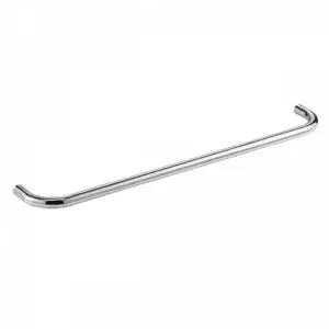 슬림형 욕실 타월 행거 크롬 원형 디자인