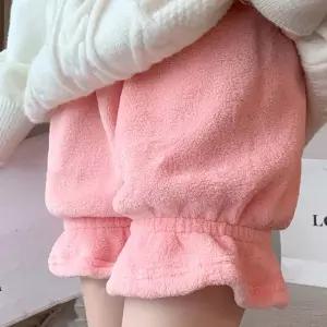 프릴 수면반바지 따뜻한 속바지 겨울 보온 호박치마 방한 털속 힙워머 학생 교복 속반 밍크 귀여운 여성 여
