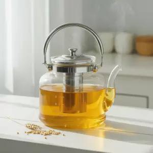 내열유리 직화 주전자 가스레인지 티포트 5size 보리차 끓이기 주방용품 5SIZE 세트 화주전자