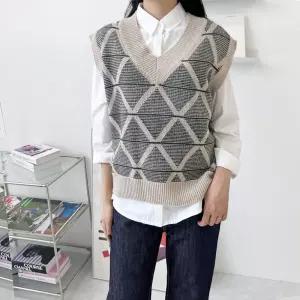 빅사이즈 여성조끼코디 베스트 루즈핏의류 신발 가방