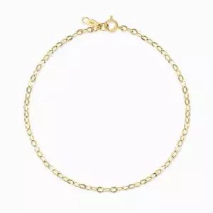 갤러리아 18K 라베 링크 체인 팔찌 소