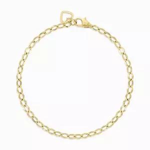 갤러리아 18K 라베 링크 체인 팔찌 대