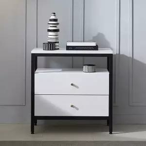 [신세계라이브쇼핑]단단 650 3단 철재 서랍 협탁 MD5248 (수도권무배)