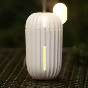 가습기 미니 저소음 무드등 침실 사무실 화이트작은 USB 조명 휴대용 책상