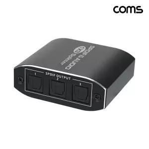 Coms 광 오디오 분배기 1x3 SPDIF모니터 PC 전송영상 네트워크장비 영상 HDMI