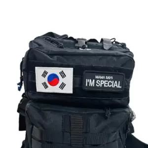 태극기 와펜 예쁜 가방 꾸미기 패치 부착 붙이는 와팬 빈티지와펜 가방와펜 찍찍이와펜