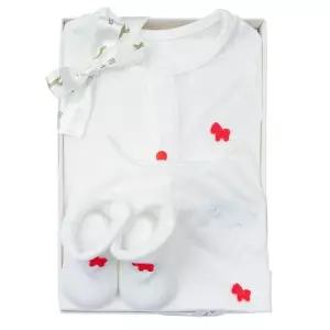 [갤러리아] *출산,백일,임신축하*하티슬림57우주복,비니모,양말세트(07T317509 3)