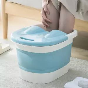 접이식 족욕기 욕통 습식 각탕기 발찜질기 건식반신 욕대야 온열기 욕기