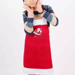 (PW) 일반산타앞치마모자세트(아동) 크리스마스 파티어린이코스튬 할로윈 유아 의상