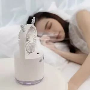 미니선풍기 USB가습기 무드등 3in1 가사무실 휴대용가 책상가 작은가 USB가 등가 조명가 개인가 차량가