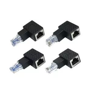 LAN 랜선 연장 젠더 4개입 네트워크 케이블 RJ45 커플러RJ45 방수 연결