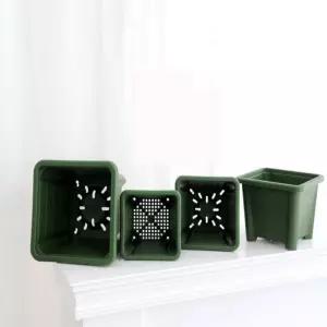 사각 포트 화분 10호 플라스틱 텃밭 테라스분갈이화분 삽목 야외 PP 베란다 거실 모종 모종대형