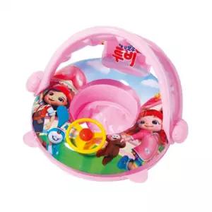 레인보우 루비 그늘막 보행기 튜브(핑크)물놀이 아동 손잡이 캐릭터 이용품 아이 아기 유아