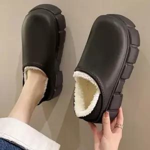 털슬립온 패딩신발 털부츠 겨울플랫슈즈 양털샌들 여성방한화 겨울운동화 방한부츠