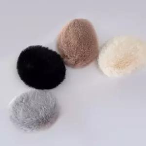 끈없는 귀마개 양털 똑딱이귀마개 분리형 귀도리 귀덮 토끼털귀마개 똑딱이귀마개