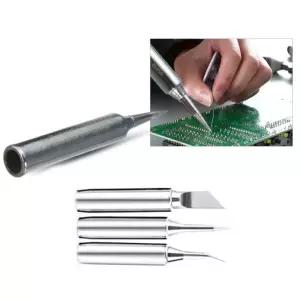 발열 빠른 무연 납땜 인두팁 퀵 히팅 용접 헤드ESD 정전기방지 세라믹 고주파 T12 900M 칼팁 일자 곡선 비