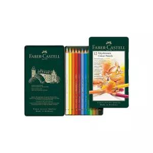 파버카스텔 폴리크로모스 전문가용 유성색연필 12세트 컬러링북 미술도구 컬러링 드로잉용품