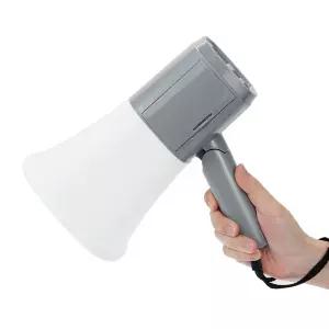 고출력 확성기 핸디형 메가폰 음악재생 녹음휴대용마이크 이동식 앰프 확성 미니성 소형 다용도 매가 운동