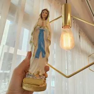 성모마리아상 미니어쳐 장식품 성모상 천주교십자가 기도용품 종교 납골당 꾸미기 악세사리 기독교선물 마