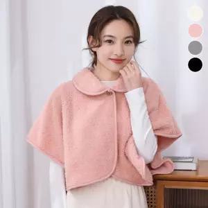 러블리 소녀 방한 케이프 망토겨울스카프 용품 꽈배기목도리 패턴 아이보리 베이지머플러 데일리템 울목 캐