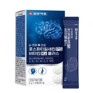 뇌건강 뼈건강 포스파티딜세린 PS 비타민K 플러스 2g x 15포