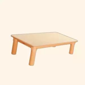 튼튼한 어린이집교구 사각 유아책상 100 50 H24cm H33