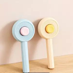 강아지 고양이빗 마사지 반려동물 원터치 브러쉬맛사지 애견사지 사지 동물기 동물러 고양이 펫러쉬 묘러쉬