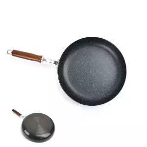 [오너클랜]bns 업소용 우드손잡이 경질 후라이팬 36cm