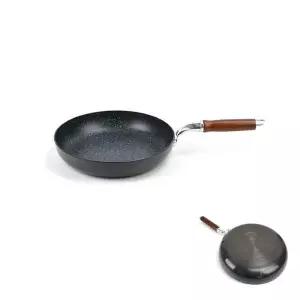 [오너클랜]bns 업소용 우드손잡이 경질 후라이팬 28cm