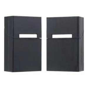 고급 가죽 휴대용 담배 케이스 20대 수납 가능 xAJ2+9Hpr